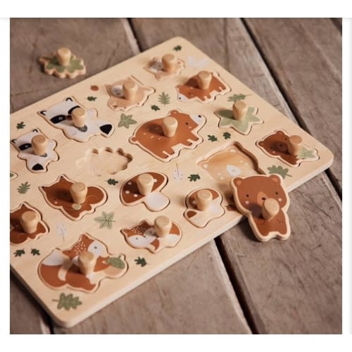 Peg Puzzle, Green Forest - multi, Toys