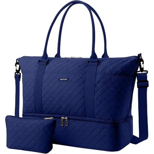 HOTOR Travel Duffel Bag - Weekender Bags for Women, Carry On Gym Tote Bags