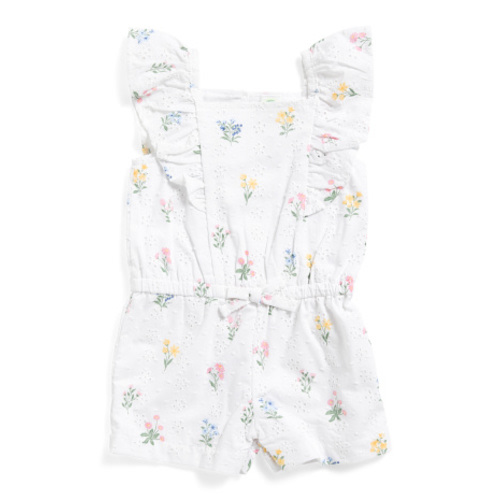 Infant Girls Woven Garden Romper | Baby Girls (0-24m) | Marshalls