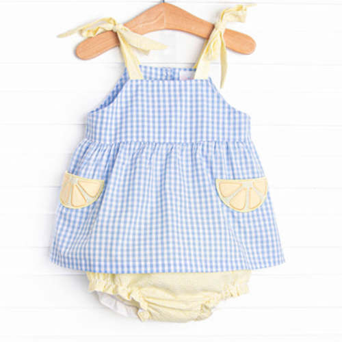 Sour Slice Applique Pocket Diaper Set, Blue – Stitchy Fish