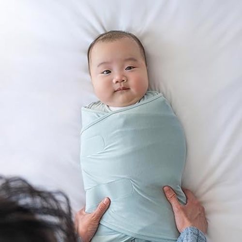 HALO SleepSack SuperSoft Swaddle, Cozy Bamboo Viscose, 3-Way Adjustable Swaddle, 2 Way Zipper, 2 TOG