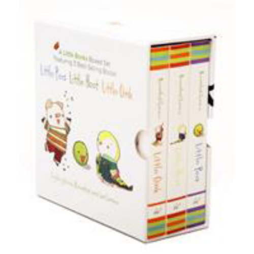 Little Books Boxed Set: Little Pea, Little Hoot, Little Oink: (Baby Board Books, Nursery Rhymes, Children's Book Sets, Nursery Books) (Hardcover)