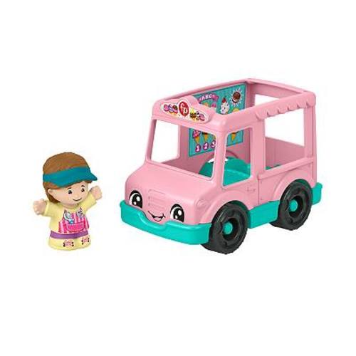 Little People Ice Cream Truck Push-Along Toy Vehicle & Toy Figure