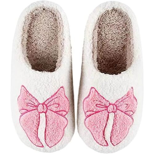 Comfy House Slippers For Women Men, Ladies Fuzzy Bedroom Slippers,indoor Outdoor Memory Foam Shoes