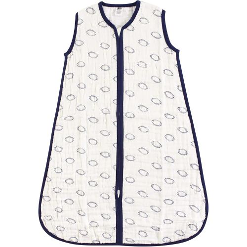 Hudson Baby Unisex BabyMuslin Cotton Sleeveless Wearable Sleeping Bag, Sack, Blanket