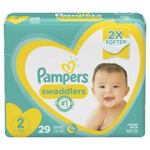 Pampers Swaddlers Diapers Jumbo Pack - Size 2 (29ct)