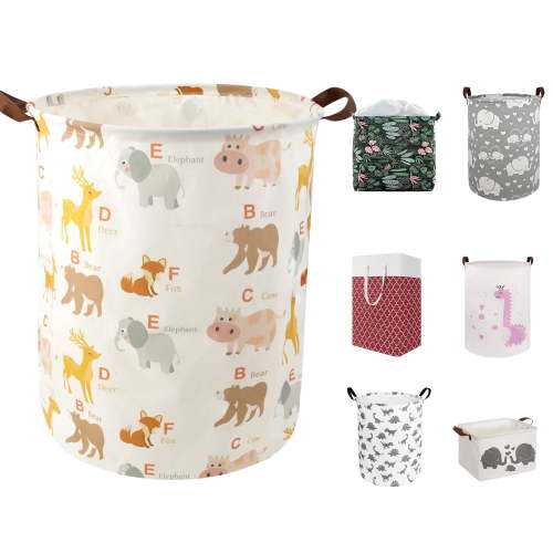 Walmart Collapsible Laundry Hamper: Waterproof, Large, with Leather Handle for Clothes, Toys