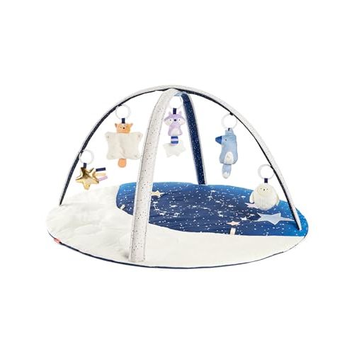 Skip Hop Tummy Time Mat, 3-in-1 Activity Baby Play Gym, Age 0-2y, Celestial Dreams, Grey