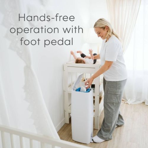 Diaper Genie Premier Diaper Pail with Starter Refill