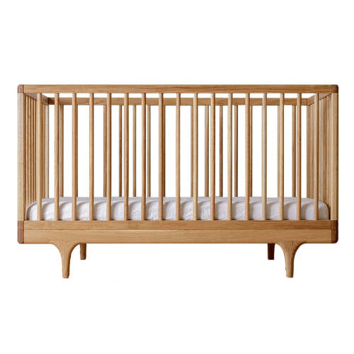 Caravan Crib - White Oak - Natural Finish / Quick Ship / White Glove Delivery With Assembly