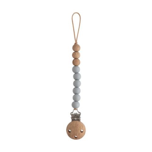 Mushie Silicone Pacifier Clip - Hera Sand