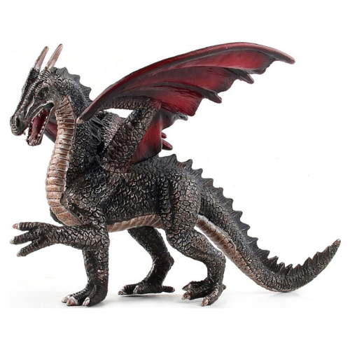 Dragon Toy for Kids Boys Girls Red Dragon Figures Learning Realistic Looking Realistic Flying Dragon for Birthday Xmas Gifts