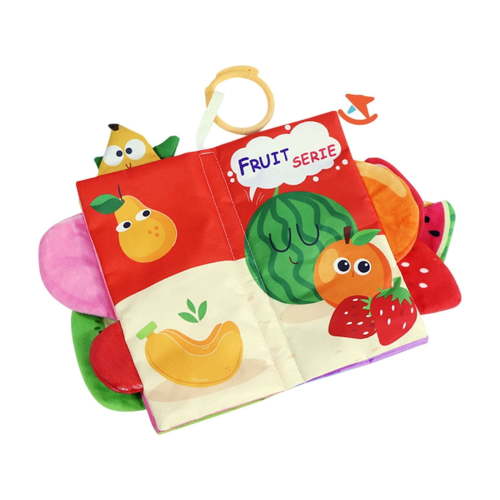 Soft Toys Baby Cloth Books, Touch and Feel Crinkle Books, Infants & Toddler, Early Development Interactive Car Toys & Stroller Toys for Boys & Girls