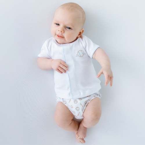 Precious Lil' Sluggers Diaper Cover Set - Light Blue