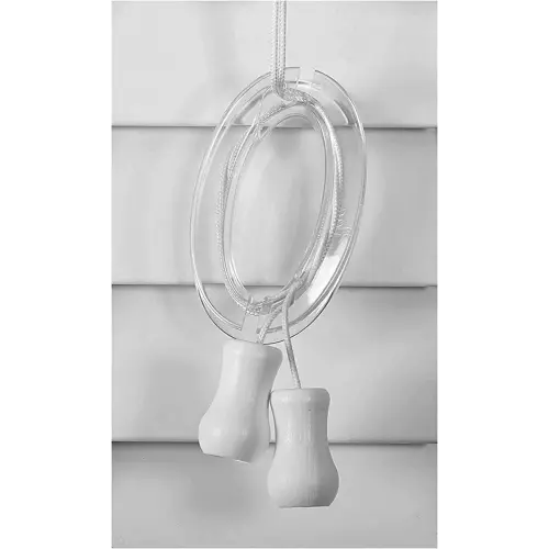 Blind Cord Winder - No Wall Damage Safety Blind Cord Wrap Cleat Alternative (Clear, 2 - Pack)