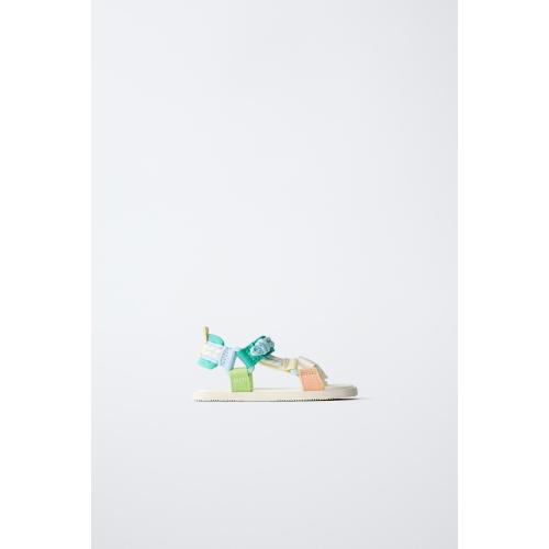 MULTICOLOR BAREFOOT TECHNICAL SANDALS - Blue | ZARA United States