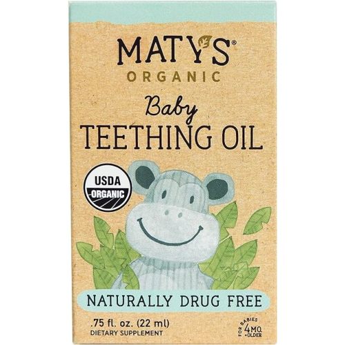 MATYS Organic Baby Teething Oil, 0.75 FZ