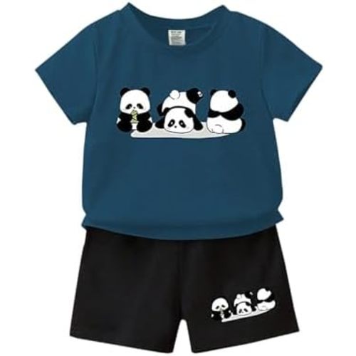 Infant Toddler Baby Boy Clothes Outfits,2 Pieces Cute Summer Short Sleeves T-Shirt Tops+Shorts Set 6M-3T