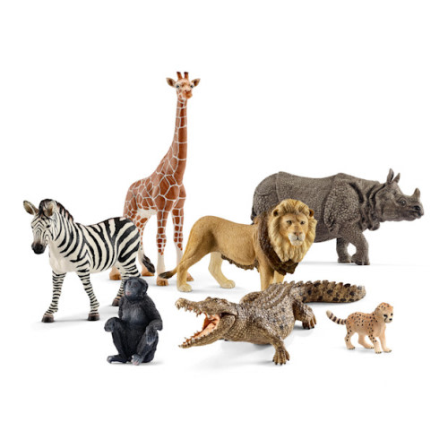 schleich 7-Piece Wild Life Savannah Bundle