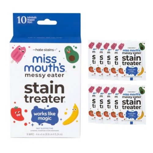 Miss Mouth's Messy Eater Stain Treater Wipes - 10ct