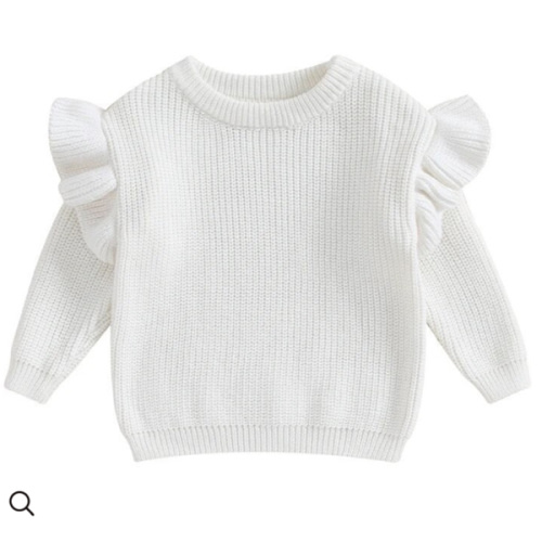 Ruffle Long Sleeve Knit