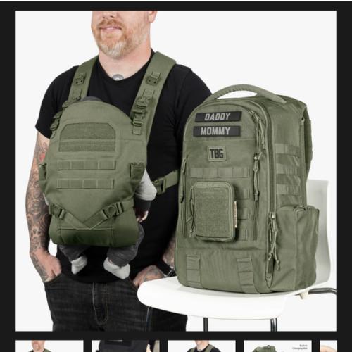 Daypack Diaper Bag & Baby Carrier Bundle - Durable, Versatile Gear – Tactical Baby Gear