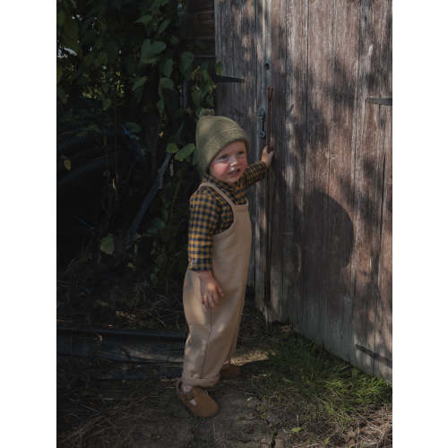 Biscuit Oversized Dungarees | Organic Zoo