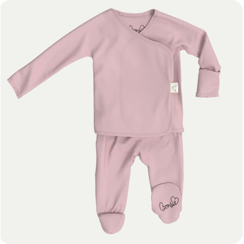 Footie - Peony – Bonsie Skin to Skin Babywear