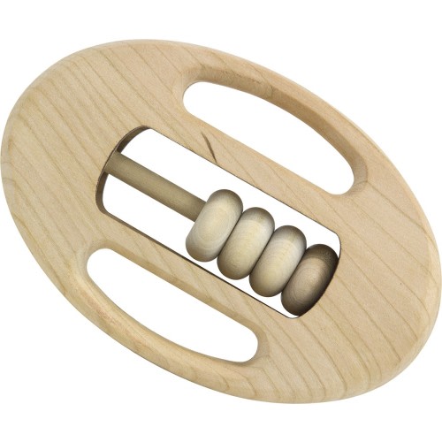 Spinning Beads Wooden Cheri Rattle — Maple Landmark