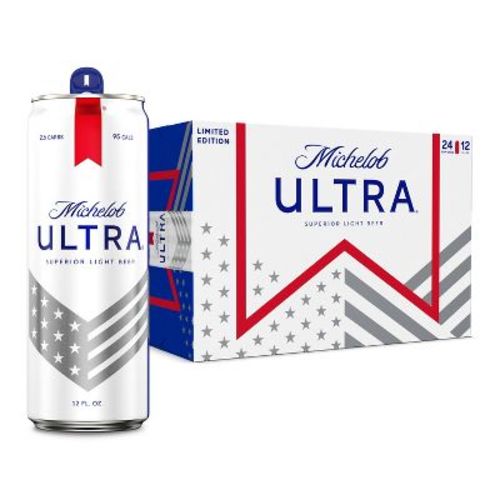 Michelob ULTRA Superior Light American Lager Beer - 24pk/12 fl oz Cans