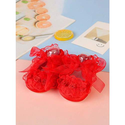 2/1 Pair Princess Baby Shoes, New Design With Bow, Soft & Lightweight Sole, Suitable For Toddlers, Spring And Autumn | SHEIN USA