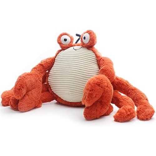 RECUR Plush King Crab Stuffed Animal,Soft Plushie,12 Inches,Adorable Gift for All Ages