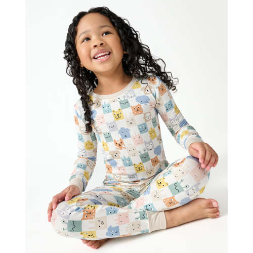 Check Mates Two-Piece Pajama Set