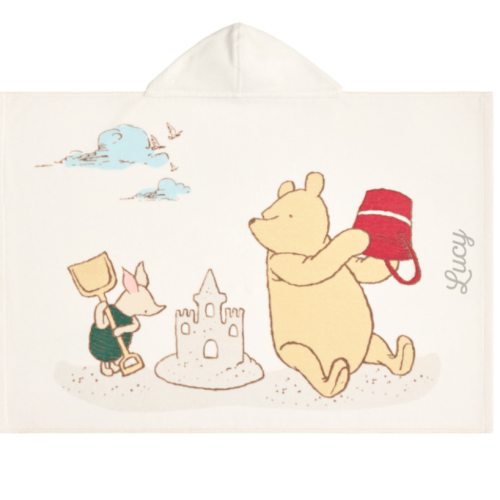 Disney's Winnie the Pooh Baby Beach Hooded Towel UPF 50+