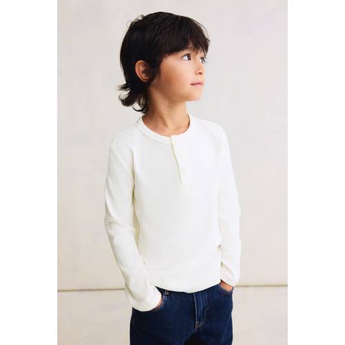 COTTON HENLEY SHIRT