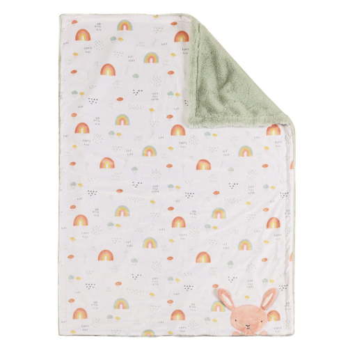 George Baby Plush Reversible Faux Fur Blanket, Baby blanket - Walmart.ca
