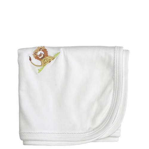 Newborn Receiving Blanket With Lion