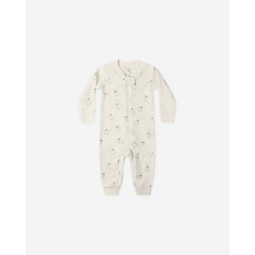 Zip Long Sleeve Sleeper || Penguins – Quincy Mae