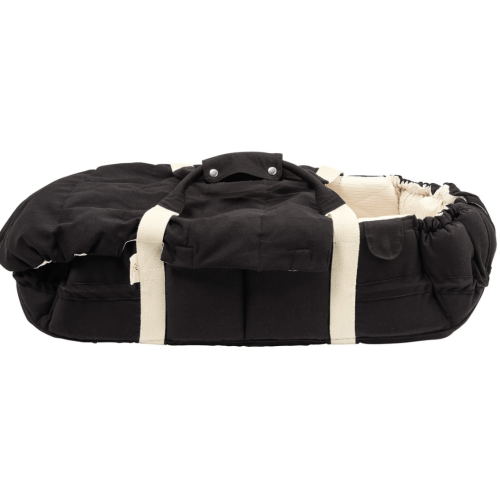 Baby Lift ORGANIC MULTIFUNCTIONAL LIFT - BLACK W. CREAM SOLID STRIPE