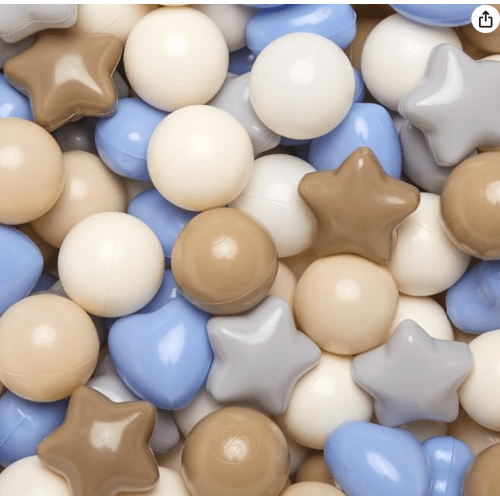 TRENDPLAY Ball Pit Balls Stars - 50 pack