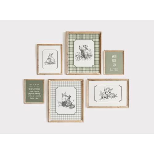 WOODLAND Nursery Wall Art, Animal Prints Nursery Decor, Woodland Nursery Decor, Woodland Nursery Prints, Forest Kids Room Decor, Baby Animal