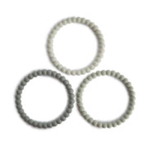 Mushie Baby Pearl Teether Bracelet