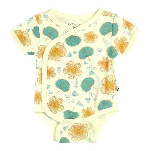 Baby Kimono Short Sleeve Bodysuit