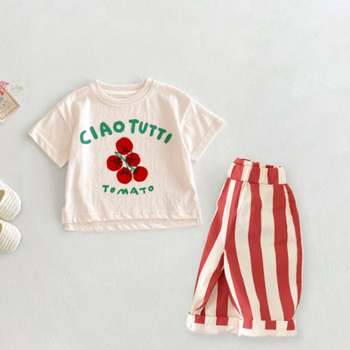 CIAO TUTTI Baby 2-Piece Tomato Casual Pants Set
