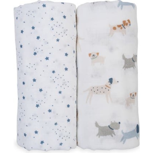 Cotton Muslin Swaddles 2 Pack, Large