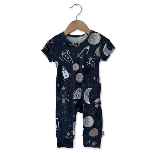 Blast Off Short Long Romper Luxe Edition | Cotton Bamboo Blend