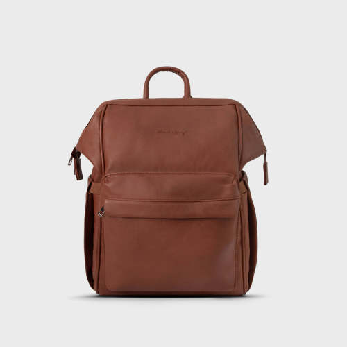 VINTAGE DIAPER BACKPACK BROWN