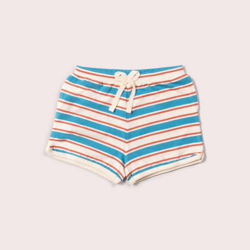 Blue & Walnut Striped Run Around Shorts – Little Green Radicals