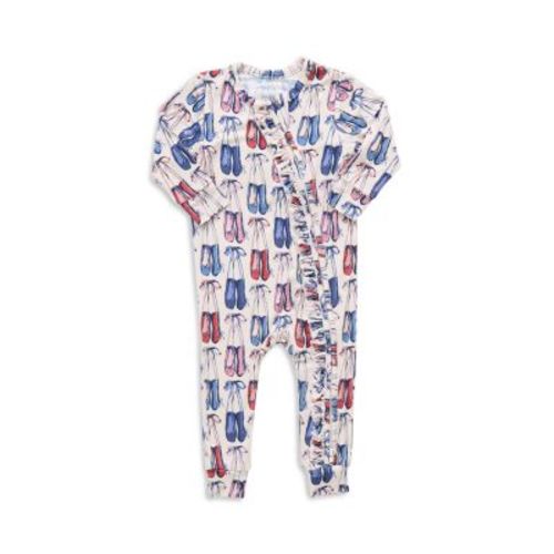 Girls' Ruffle Ballet Slipper Romper - Baby