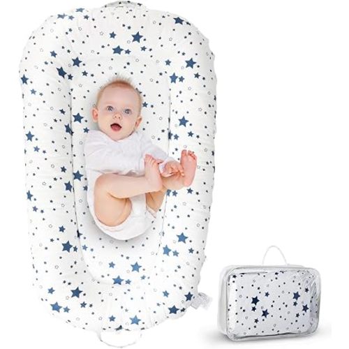 Portable Baby Activity Pad for Supervised Awake-Time Floor Activities, Breathable Cotton Activity Surface